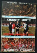 Liverpool v Manchester United 13/08/76 FA Charity Shield 1977-78 @ Wembley.