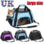 Large Pet Carrier Bag AVC Portable Soft Fabric Folding Dog Cat Puppy Travel UK