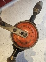 Vintage Stanley Defiance Hand Drill Old Woodwork Tool