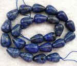 ukcheapest-15.5''beautiful lapis round teardrop 14x10mm gemstone blue