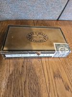 Vintage romeo y julieta  empty wood cigar box havana alvarez garcia boite nature