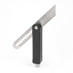 Adjustable Angle Ruler Aluminum Alloy Angle Measuring Ruler Stainless Steel