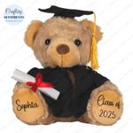 Personalised Graduation Bear Gift – Custom Name, Year & University – Plush Teddy