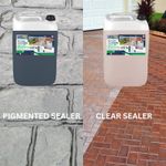 Pattern Imprinted Concrete Driveway Sealer – Grey or Clear Gloss Finish Coating