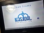 MASJIDAL Athan Frame LCD Video Monitor Islamic Prayer Times Display Screen