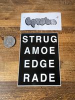 Strug X Amoe X RAGE X EDGE Tag Slap Graffiti OTR REVS MSK OTR D30 DMS CBS