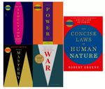 Robert Greene Collection 5 Books Set - [CONCISE] Seduction, Power, Mastery, War.