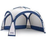 Dome Shelter with Sides Outdoor Event Camping Gazebo UV Waterproof 3.5m x 3.5m