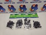 60Pcs Shade Cloth Plastic Clip Netting Black Clips For Greenhouse Garden UK M