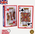 1 Pack Playing Cards Traditional Plastic Coated Deck Professional Poker Game Red