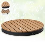 Garden Shower Outdoor Camping Outside Floor Portable Shower with Teak Base 4m