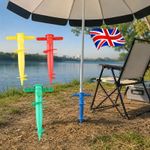 Beach Umbrella Sand Anchor Stand Adjustable Auger Base Holder for Parasol