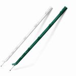 Electric Fence Poly Posts 1M X40 (White or Green Fencing Stake Plastic 1 Metre)
