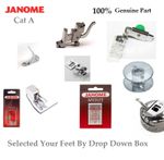 100% Genuine/Universal Janome Feet, Parts Selection For Category A Machines Only