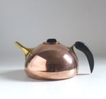 Karl Hagenauer Design Vintage Copper and Brass Teapot. 1950's Bongusto Italy