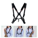 Sax Harness Strap Adjustable Shoulder Belt Alto Saxophone Neck Double
