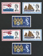 1963 Lifeboat 9th Int Conference, Both Sets M/m, Sg639-641 + Sg639p-641p, #200