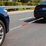 3T/6613.87lbs Steel Towing Pole, Towing Pole, Tow Bar Total Length: 1.85m/6.07ft