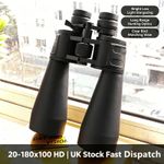 20-180x100 HD High Power Zoom Binoculars Stargazing Hunting UK Stock