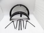 MATCHLESS G3L AJS 16M MILITARY MODEL BLACK PAINTED MUDGUARD SET & STAY