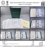 6691 World WWF FDC Complete Collection. High CV. 57 Images