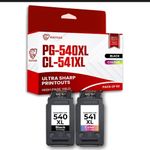 Canon Pixma PG-540XL CL-541XL Ink Cartridges PG540 CL541 TS5150 MG3650s MG4250