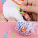 Plastic Stitch Markers Holders Clips Crochet Knitting Assorted Colours