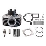 Cylinder Piston Top End Kit W/ Rings Gasket For Suzuki Lt 80 Lt80 1987-2006