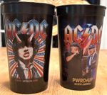 AC/DC PWR UP America 2026 N. America Tour Collectable Plastic Cups  LOT OF 2 NEW