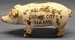 W.M Moland Cast Iron Pig Piggy Bank