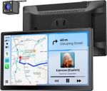 9" Wireless Portable 60FPS Car Screen for Apple CarPlay & Android Auto, 1024*600