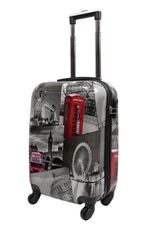 Lightweight Cabin 4 Wheel Spinner London Landmarks Printed Suitcases Luggage