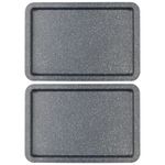 Salter Baking Tray Set of 2 Non-Stick Carbon Steel Oven Sheet Megastone 37cm