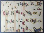 27 Sheets "Painless Bee" Horton, Edward Horton Traditional Vintage Tattoo Flash
