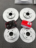 Honda S2000 Dimpled Grooved Performance Brake Discs Brembo Pads Front & Rear