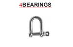 6MM TO 12MM DEE SHACKLE STAINLESS STEEL MARINE **PLEASE CHOOSE**