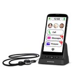 SWISSVOICE C50s MOBILE PHONE FOR HARD HEARING LOUD TELEPHONE SOS CHARGING AIDS