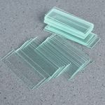 50Pcs Blank Microscope Slides Glass for Optical Microscope Accessories UK
