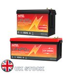 12V 24V 100AH 200AH 300AH LiFePO4 Lithium Battery Deep Cycle for Off-grid RV 