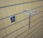 Slatwall CHROME MILLINERY ARM -  PACK OF 2