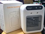Portable Evaporative Air Cooler Humidifier L7 Desk/Tabletop White/Grey 5V