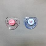 2PC Magnetic Dummy Soother Pacifier for Reborn Baby Dolls Accessory Kit DIY Gift