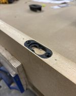 Button Fix Type 1 Concealed Edge Fixing Router Jig. For 25mm Material.