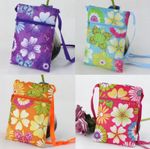 Floral Crossbody Phone Bag Fabric Shoulder Purse Wallet Travel Pouch