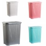 Large Plastic Laundry Basket Clothes Washing Bin Hamper Storage Organiser