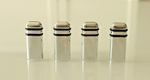 4x Irmscher Aluminium door pins Vauxhall Opel Astra Corsa Tigra Meriva Vectra  