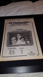 OS Trapalhoes The Troublemakers Rare 15th Anniversary Promo Poster Ad Framed!