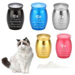 Mini Pet Ashes Sealed Box Dog Cat Cremation Urns Pet Teeth Hair Storage Box