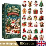 24-day 2D Mini Christmas Building Decoration Gift For Countdown to Christmas Eve