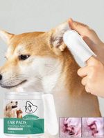 50pcs Finger Wipes For Ear Cleaning For Dogs, Cats And Pets, Removes Dirt-UK